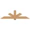 Ekena Millwork Kennewick Timber Gable Bracket, Western Red Cedar, 72"W x 21"H x 5 1/2"D x 5 1/2"F, 7/12 Pitch GBW072X21X0606KEN00SWR - alternate 1